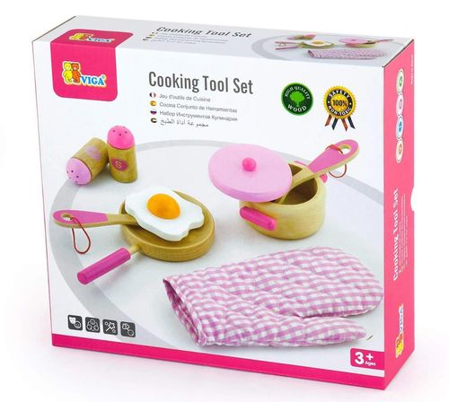 cumpără Jucărie Viga 50116 Cooking Tool Set Pink în Chișinău 
