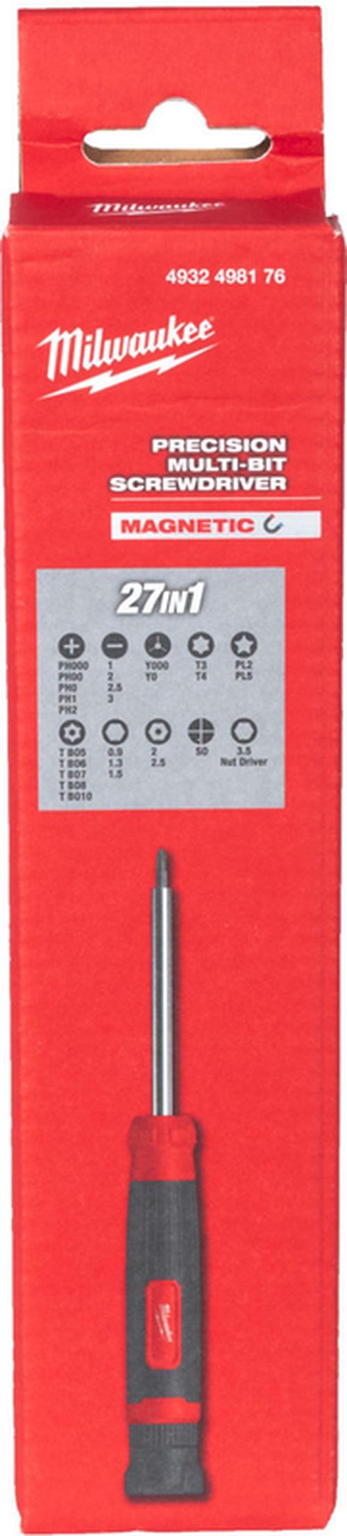 купить Отвёртка Milwaukee 4932498176 Surubelnita de precizie Multi-Bit 27in1 в Кишинёве 
