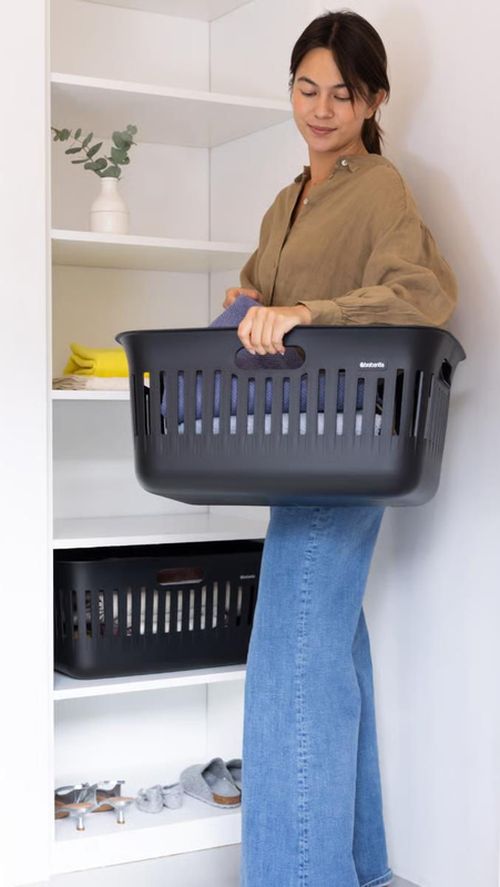 cumpără Coș pentru rufe Brabantia 24 40 87 Collect-It 40L, Black în Chișinău 