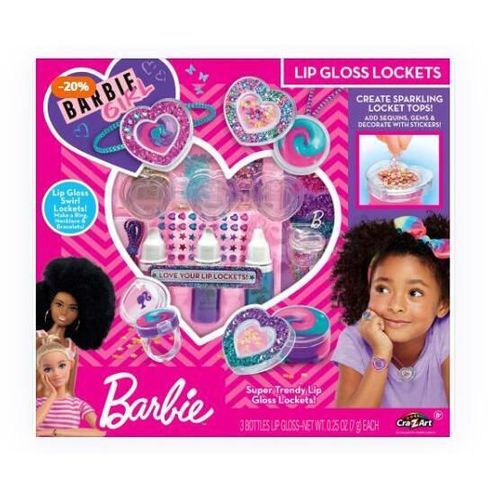 купить Набор для творчества miscellaneous 34068INT Barbie Sparkling Sweet Heart Lip Gloss Lockets в Кишинёве 