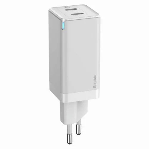 купить Зарядное устройство сетевое Baseus CCGAN-M02 GaN2 Quick Charger White в Кишинёве 