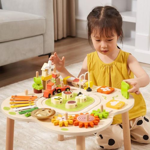 cumpără Puzzle Viga 44657 Masa de dezvoltare Ferma în Chișinău 