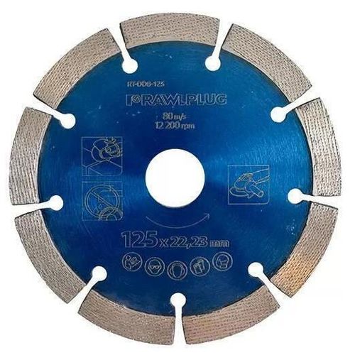 cumpără Disc de tăiere Rawlplug 202110 Disc diamantat segment 125x22.23mm taiere caramida RT-DDB-125 în Chișinău 