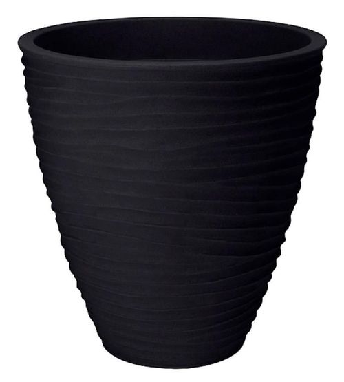 купить Цветочный горшок ProGarden 57455 Con, D39cm, H42cm, plastic, antracit в Кишинёве 