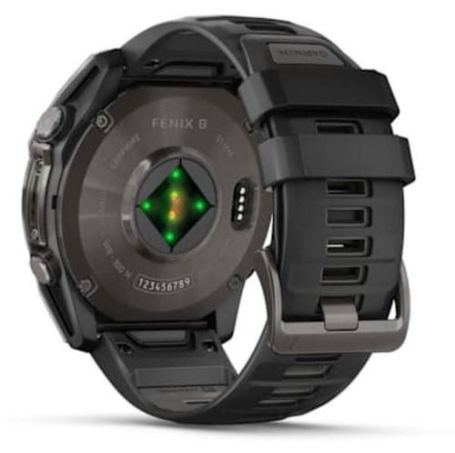 cumpără Ceas inteligent Garmin Fenix 8 – 51 mm, Sapphire, Carbon Gray DLC Titanium with Black (010-02905-21) în Chișinău 