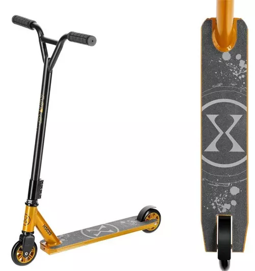 купить Самокат Nils HS033 Abisal Black-Gold Stunt Scooter в Кишинёве 