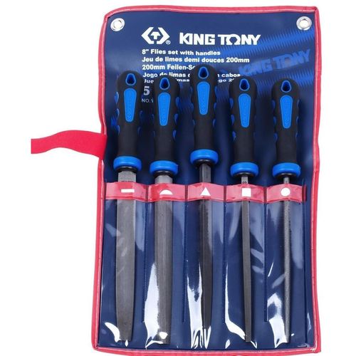 cumpără Set de unelte de mână King Tony 1005GQ напильники с ручкой 5 пред. 8" (200мм) în Chișinău 