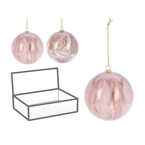 купить Новогодний декор Promstore 35959 Шар елочный 70mm Мрамор, пластик в Кишинёве 