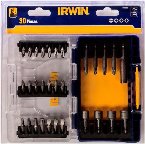 cumpără Set de tubulare, bite, duze Irwin IW6062508 Set biți mixt 30pcs în Chișinău 