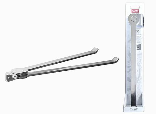 купить Держатель для полотенец Tatay 55872 Suport prosop dublu rotativ plat Tatay 5.4x3.6x36cm, aluminiu в Кишинёве 