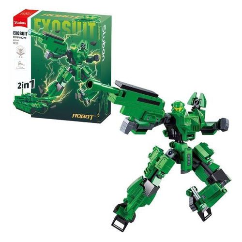 купить Конструктор Sluban B1279 Tanc militar 2 în 1, 247 elem. в Кишинёве 