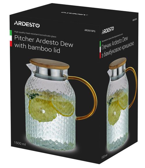 купить Посуда для напитков Ardesto AR2615PG Dew Ulcior 1500ml в Кишинёве 