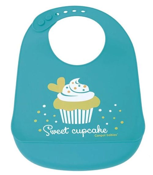 купить Слюнявчики Canpol 74/020 Нагрудник силиконовый в Кишинёве 