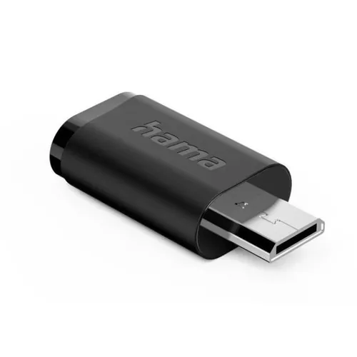 купить Адаптер для мобильных устройств Hama 201744 Adapter, USB-C Socket - Micro-USB Plug, 3 Pcs, black в Кишинёве 
