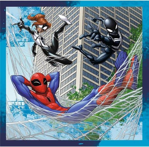 купить Головоломка Trefl 34874 Puzzles 3in1 Spider friends, Disney Marvel Spiderman в Кишинёве 