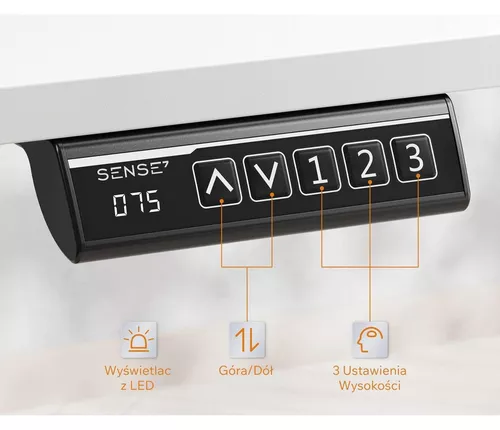 купить Стол компьютерный Sense7 Nojo Light 140x70 White в Кишинёве 