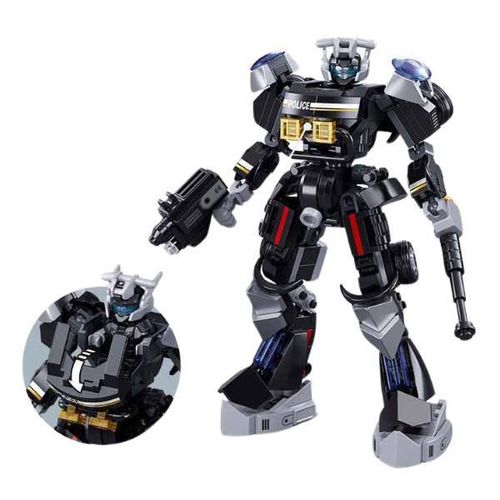 cumpără Set de construcție Sluban B1316 Robot-mașină de poliție 2 în 1, 247 elem. în Chișinău 