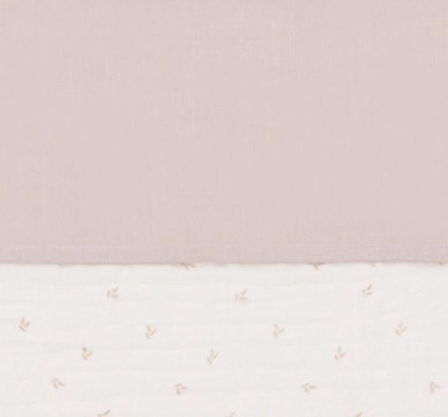 купить Детское постельное белье Jollein 008-524-68017 Cearsaf pentru patut Slub Nougat, 120x150cm в Кишинёве 