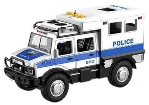 купить Машина Wenyi WY980A 1:16 Jeep de poliție cu inerție (lumini/sunete/uși mobile) в Кишинёве 