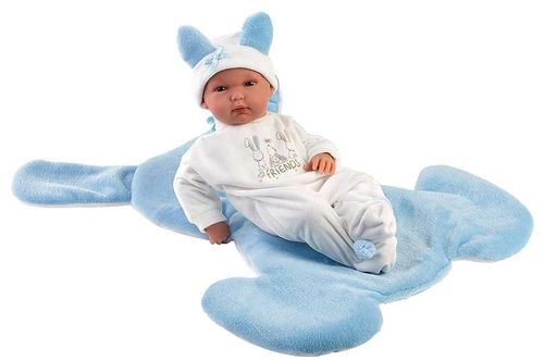 купить Кукла Llorens 63597 Bimbo 35 cm Con Conejito Celeste в Кишинёве 
