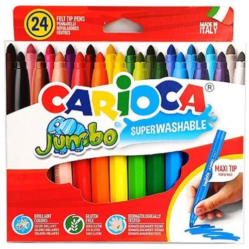 купить Набор для творчества Carioca 53184 Set carioci 24buc Jumbo в Кишинёве 