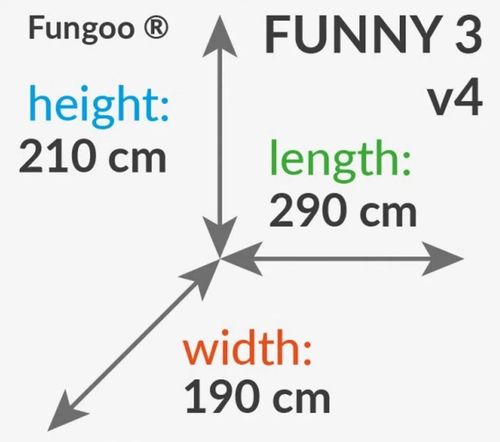 cumpără Teren de joacă Fungoo FUNNY 3 with ramp and sandbox KDI în Chișinău 
