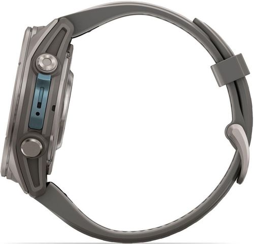cumpără Ceas inteligent Garmin Fenix 9, 43mm, Bare Ti, Pebble Gray Band (010-04761-11) în Chișinău 