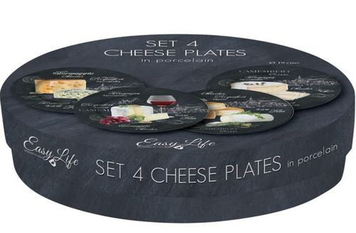 купить Посуда прочая Easylife R0463#WOCH Set 4 farfurii d-19cm World Of Cheese в Кишинёве 
