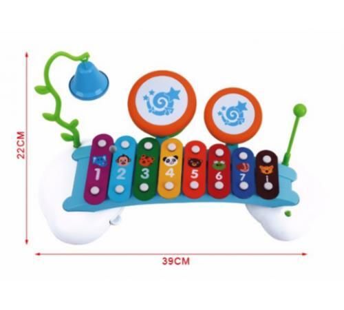 купить Музыкальная игрушка Hola Toys HT 909 Xilofon cu muz si lumina в Кишинёве 