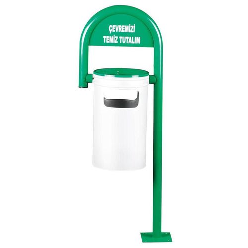 cumpără Coș de gunoi Vitra EM17.07.080 TIP 7, verde cu alb în Chișinău 