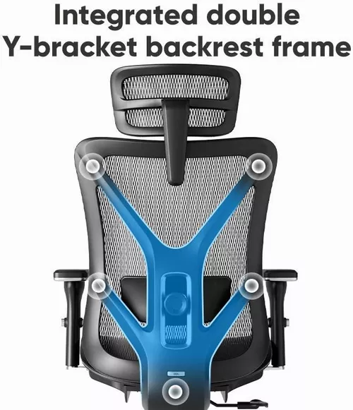 купить Офисное кресло Deli KF232J, сетка, черное в Кишинёве 