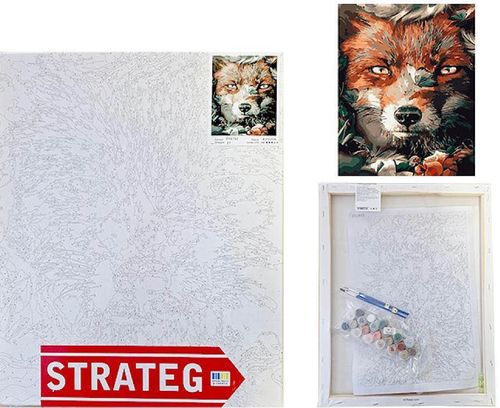 cumpără Tablou pe numere Strateg 57277 Frumusete roscata 40x50cm în Chișinău 