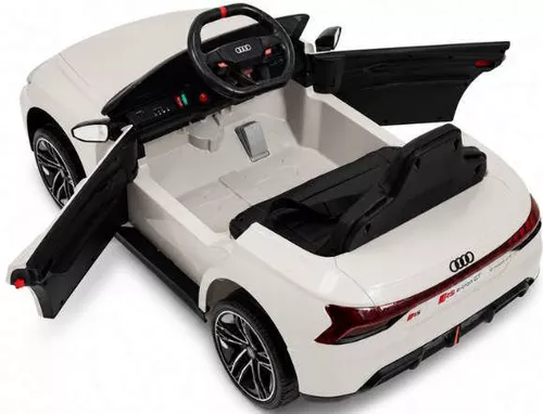 cumpără Mașină electrică pentru copii Kids car 8070740-2R_Gray Audi e-tron, 12V4.5AH, scaune din piele în Chișinău 