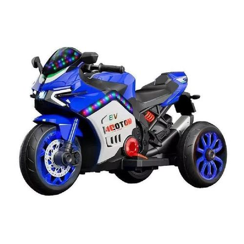cumpără Mașină electrică pentru copii Richi (64774) Motocicleta pe acumulator albastra (JMBD583) în Chișinău 