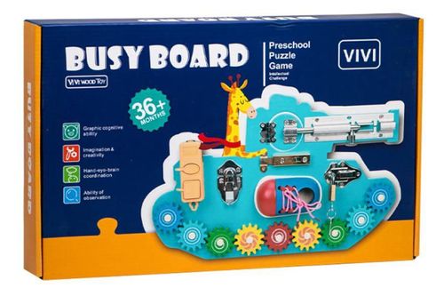 купить Развивающая доска New World 21812 Busyboard Agrenaje Vesele, 184106 в Кишинёве 