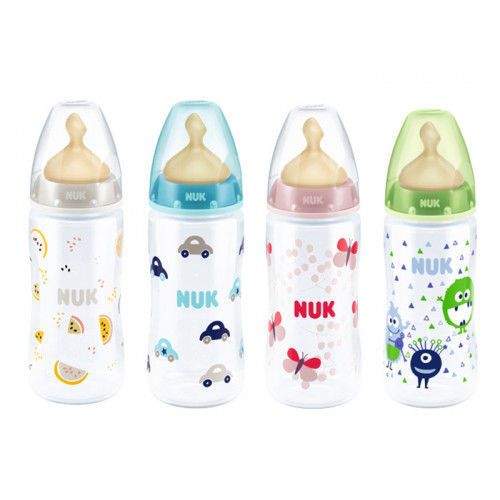 Nuk Biberon First Choice Látex 0-6M Látex 300 ml