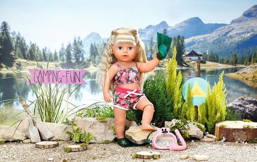 купить Кукла Zapf 832806 Набор одежды BABY born Weekend Deluxe Snorkeling 43cm в Кишинёве 