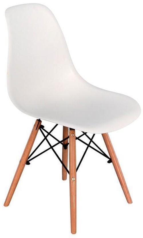 купить Комплект стол и стулья Evelin di Costacurta стол DT-402-1WO + 4 стула LC-021 White plastic в Кишинёве 