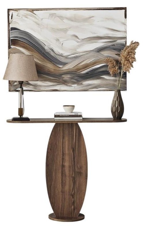 купить Стол Trendy Ellittica, Nuc, 100x81x30cm (GTR005835) в Кишинёве 