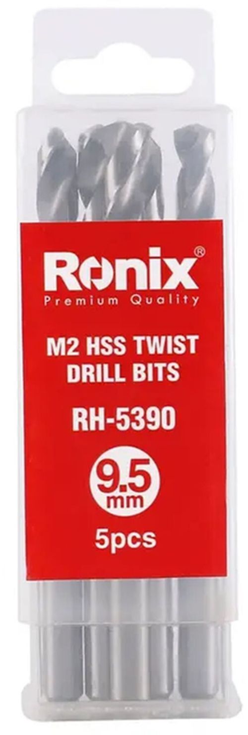 купить Сверло Ronix RH-5390 Set burghiu 9.5mm-M2 (5buc) в Кишинёве 