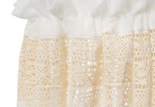 купить Кроватка Jollein 002-001-67030 Вуаль балдахин Vintage Boho Lace Ivory, 155 cm в Кишинёве 