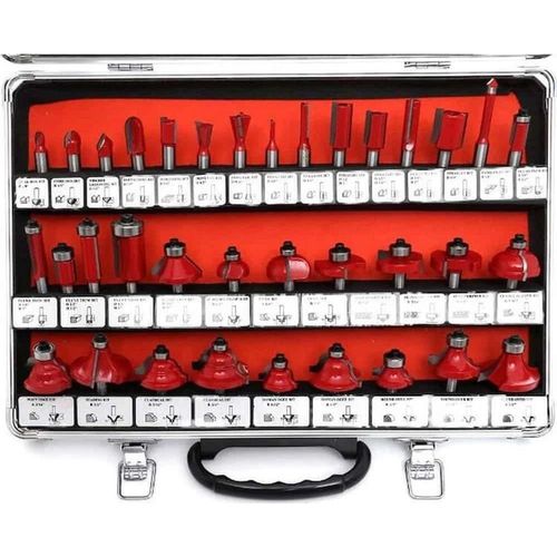 купить Набор головок, бит, насадок Kraft&Dele Набор фрез по дереву KD10280 в Кишинёве 