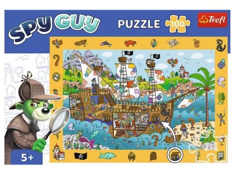 cumpără Puzzle Trefl 15594 Spy Guy. Corabia piratilor, 100el în Chișinău 