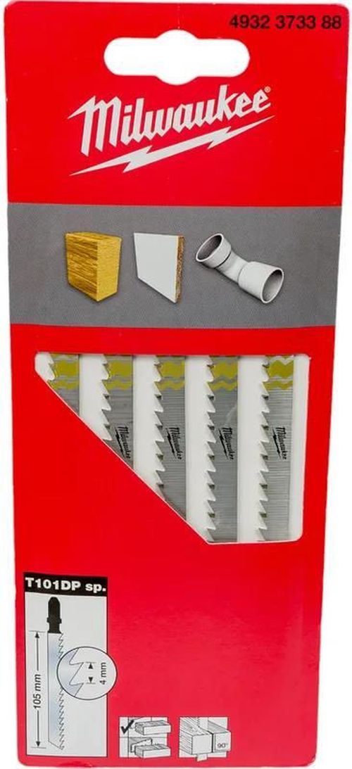 cumpără Accesoriu pentru fierăstrăie Milwaukee 4932373388 lame fierăstrău pendular lemn 105x75x4mm, max 80mm (P.5) în Chișinău 