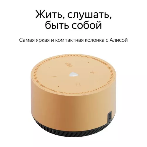 cumpără Boxă portativă Bluetooth Yandex YNDX-00025B Alisa Station Lite Beige Cappucino în Chișinău 
