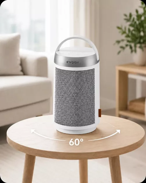 купить Тепловентилятор EvoAir Warmix 1500, Alb в Кишинёве 