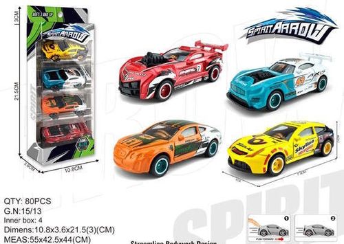 cumpără Mașină Richi R 5 /14(15) (85080) set 4 masini din metal în Chișinău 