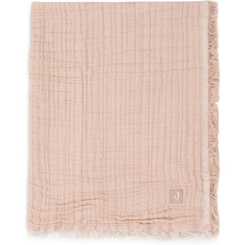 cumpără Lenjerie de pat pentru copii Jollein 521-557-68012 Paturica Fringe Moonstone/Ivory GOTS, 120x120 cm în Chișinău 