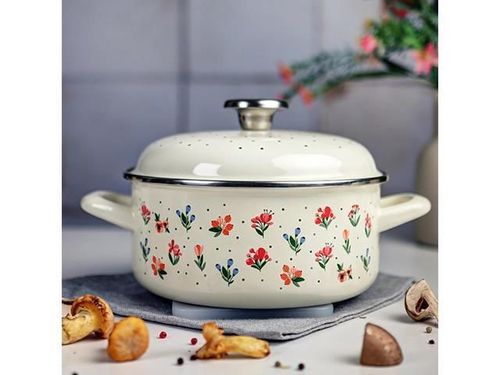 cumpără Cratiță Metalac 57060 Cratita emailata Fiorella 20cm, 2.75L, capac din metal în Chișinău 