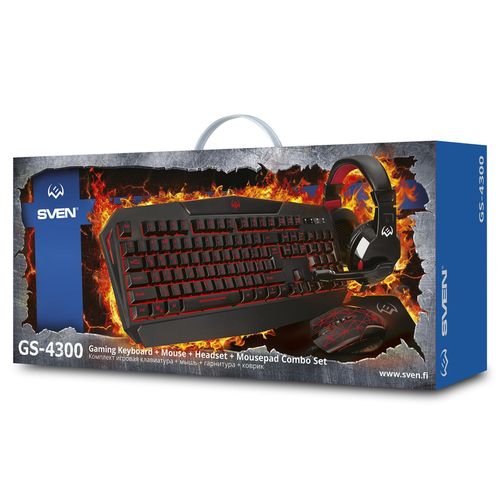 купить Клавиатура + Мышь Sven GS-4300 RGB Gaming Set в Кишинёве 